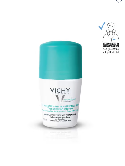 Vichy Deodorant48-hour Intensive Anti-Perspirant Treatment - Roll-On 50ml