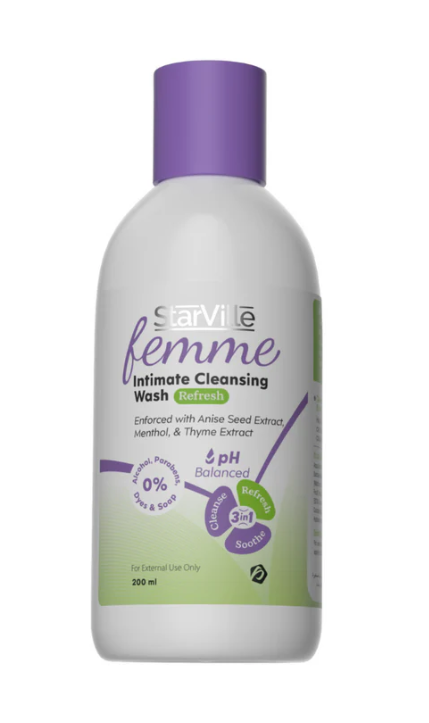 Starville  Femme Intimate Cleansing Wash Refresh 200ml
