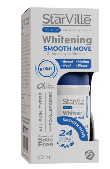 StarVille Roll-on Antiperspirant Whitening Smooth Move 60ml