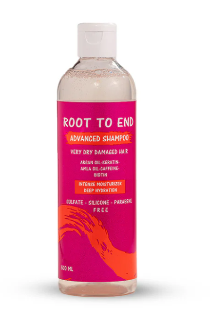 Root To End Shampoo for Dry & Damaged Hair 500ml