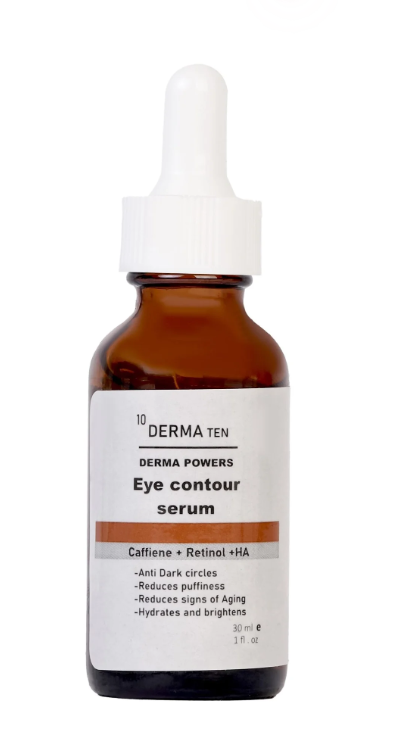 Derma Ten Eye Contour serumCaffeine 5% + Retinol+ HA 30ml